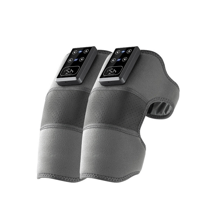 Intelligent electric heating knee massage device