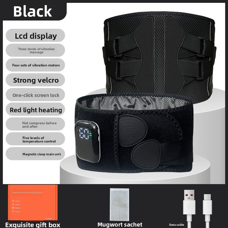 Electric massage waist belt
