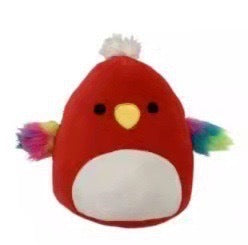 Furry toy doll throw pillow