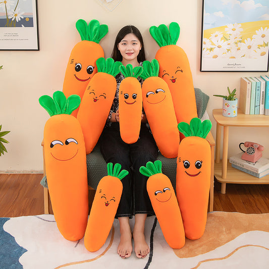 Soft Washable Long Carrot Plush Pillow Doll