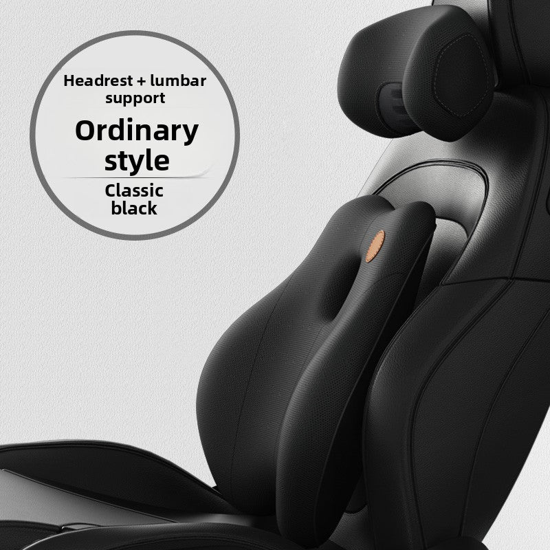 Car Lumbar Support Cushion with Massage Function
