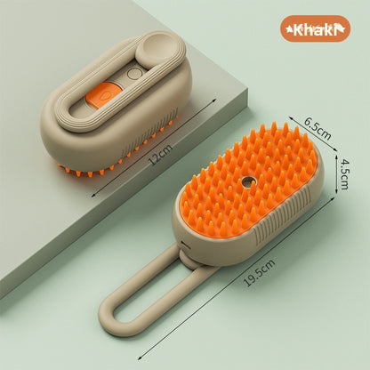 Electric Spray Pet Grooming Comb with Massage Brush