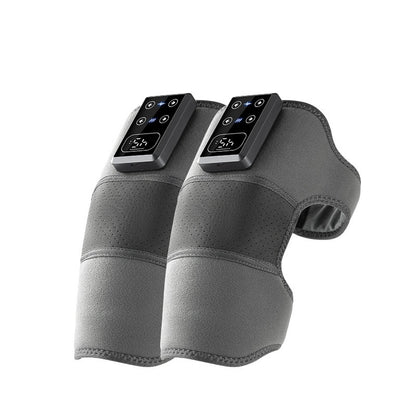 Intelligent electric heating knee massage device
