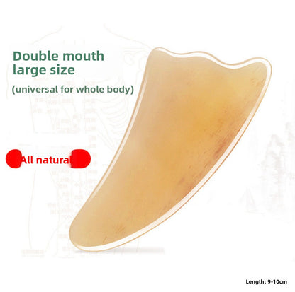 Horn Scraping Board for Body and Facial Massage