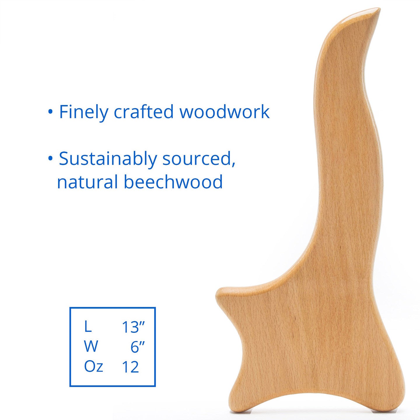 Wooden Gua Sha Massage Tool Leg Muscle Soreness and Relaxation