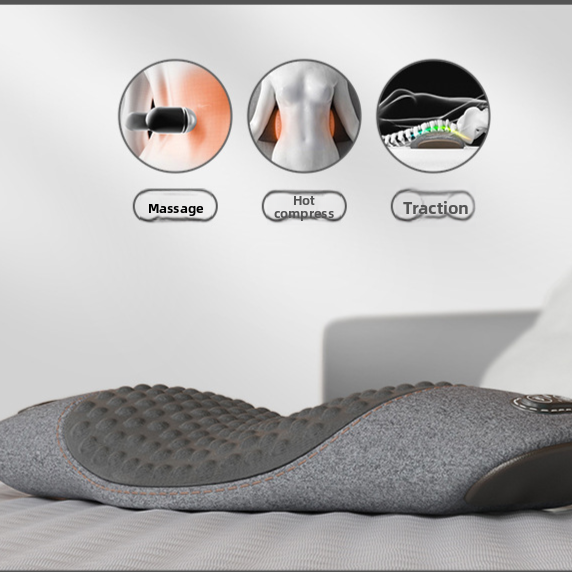 Ergonomic Massage and Heating Lumbar Cushion