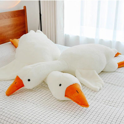 Cute Big White Goose Plush Pillow Toy Doll