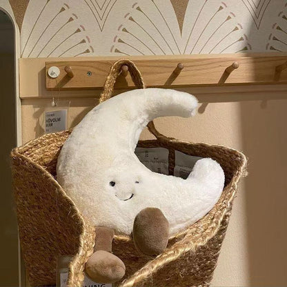 Sun Moon Doll Plush Toy Cute Doll Bed Pillow