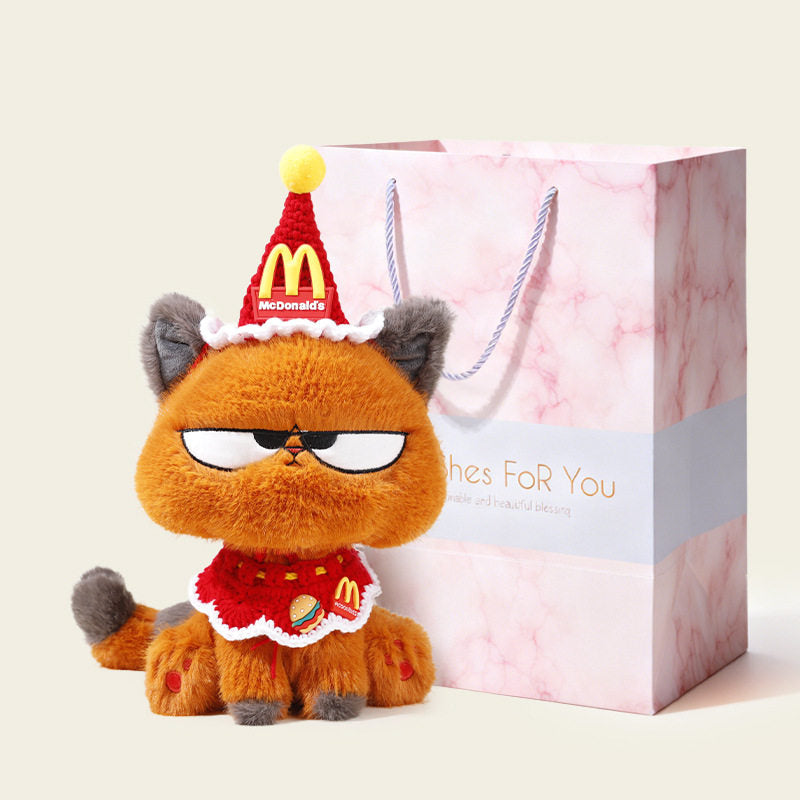 Authentic Cool Plush Cat Doll, Girl's Sleeping Pillow Toy, Doll for Girls, Birthday Gift for Boys