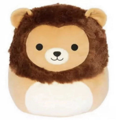 Furry toy doll throw pillow