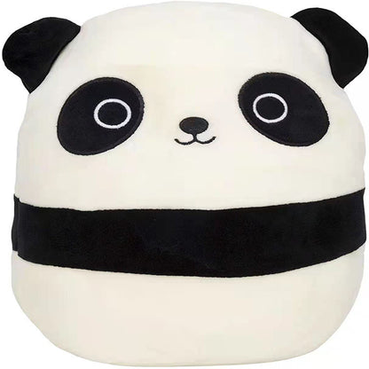 Furry toy doll throw pillow