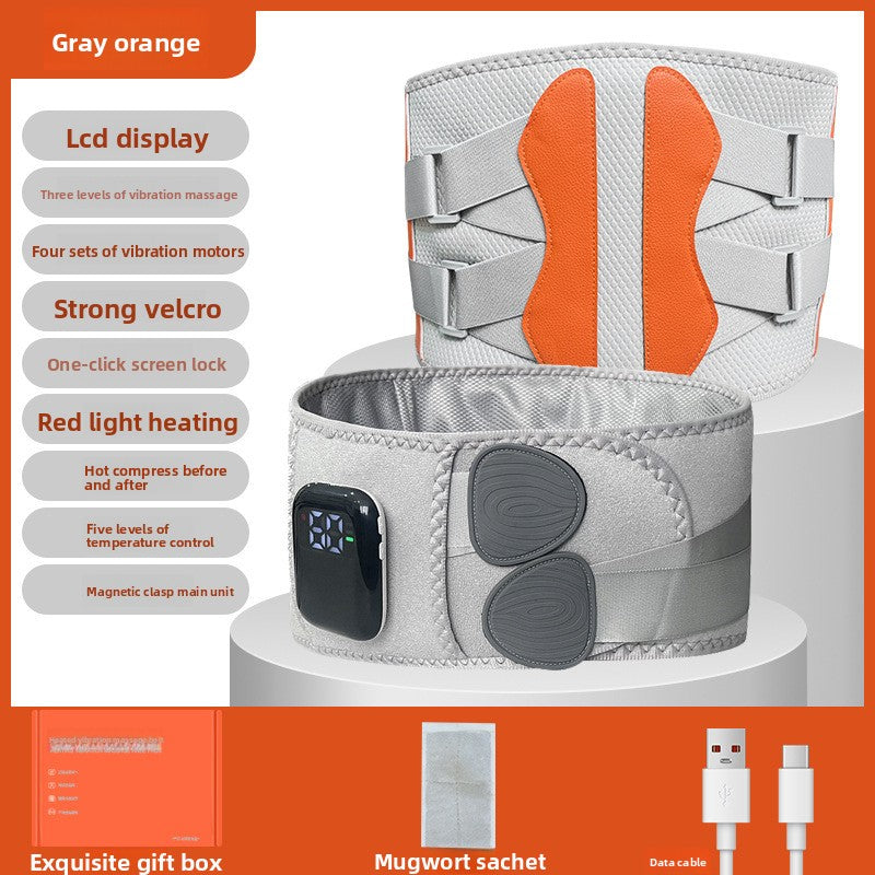 Electric massage waist belt