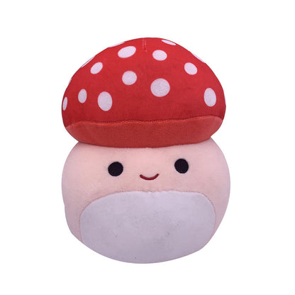 Furry toy doll throw pillow