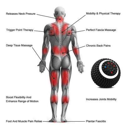 Electric Vibrating Massage Ball for Muscle Relaxation