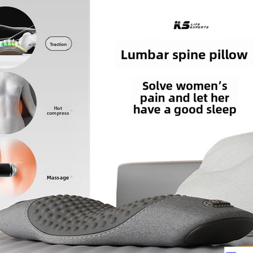 Ergonomic Massage and Heating Lumbar Cushion