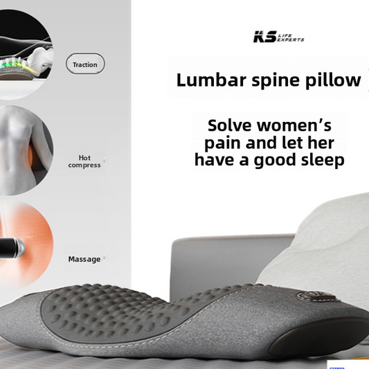Ergonomic Massage and Heating Lumbar Cushion