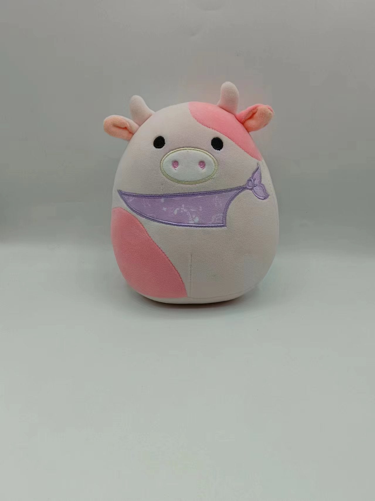 Furry toy doll throw pillow