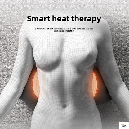 Ergonomic Heating Massage Lumbar Pillow