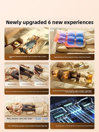 Foldable Full Body Massage Mat with Heating