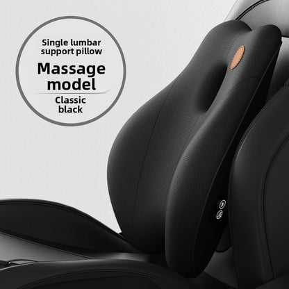 Car Lumbar Support Cushion with Massage Function
