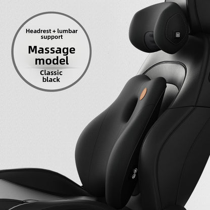 Car Lumbar Support Cushion with Massage Function