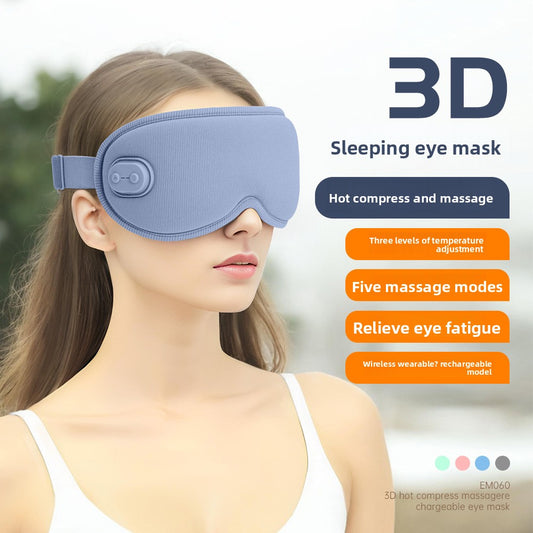 3D Massage Hot Compress Eye Mask