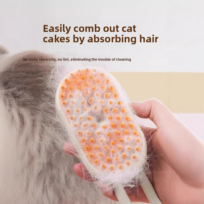 Electric Spray Pet Grooming Comb with Massage Brush