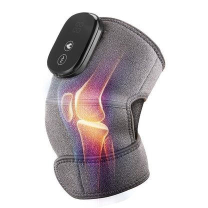 Cross-border electric heating knee pad hot compress vibrating knee massager warm cold old cold leg knee joint massage instrument