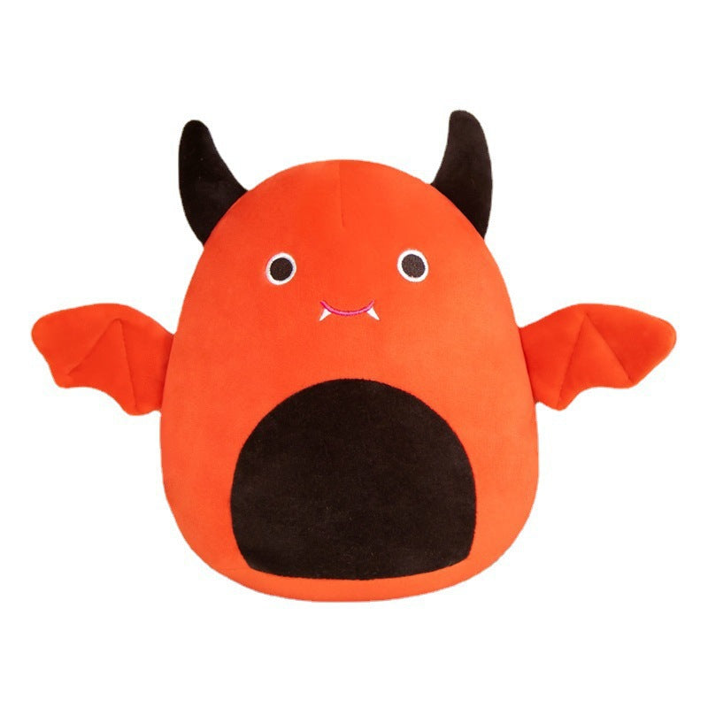 Furry toy doll throw pillow