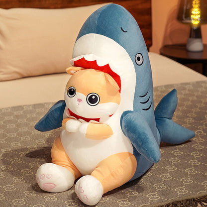 Shark Plush Pillow Doll