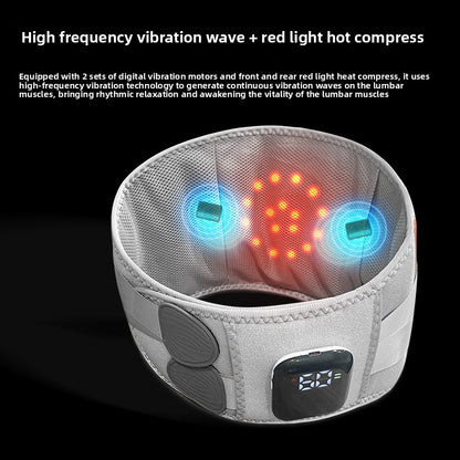 Electric massage waist belt