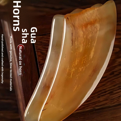 Horn Scraping Board for Body and Facial Massage