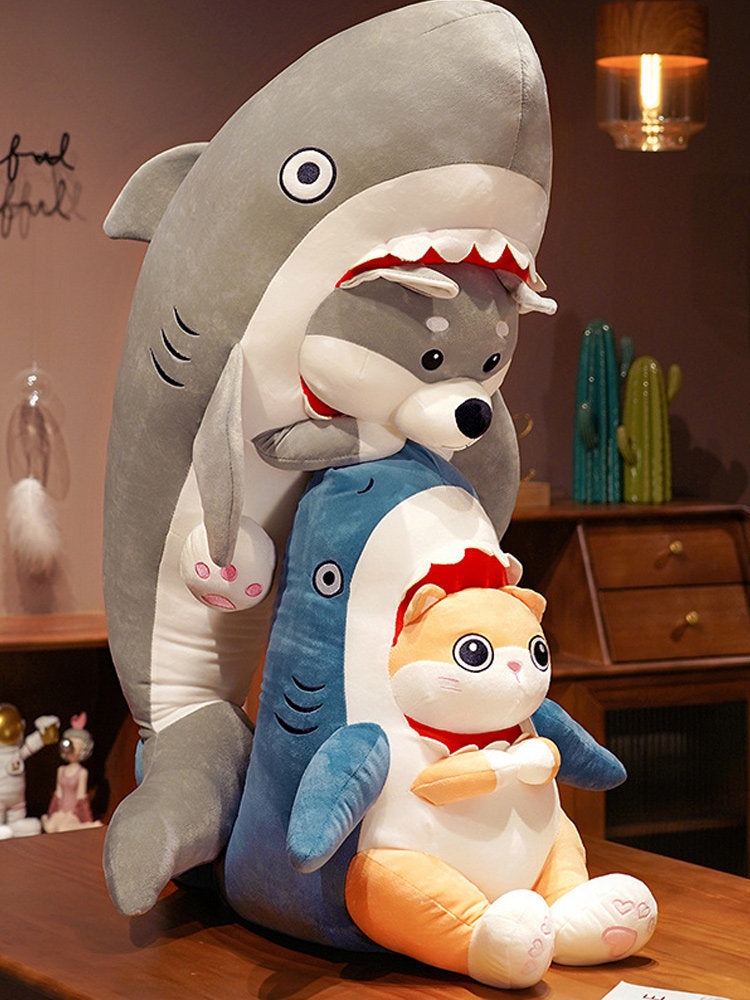 Shark Plush Pillow Doll