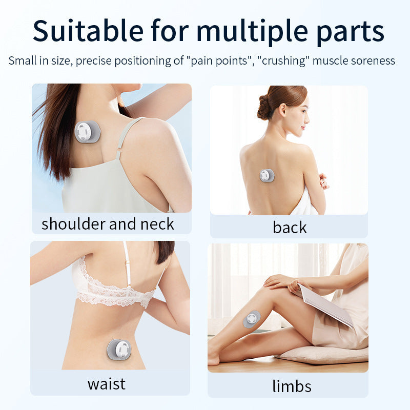 Cross-Border Remote-Controlled Portable Rechargeable Pocket Massage Patch Pulse Cervical Massager Back Waist Leg Massager Rechargeable