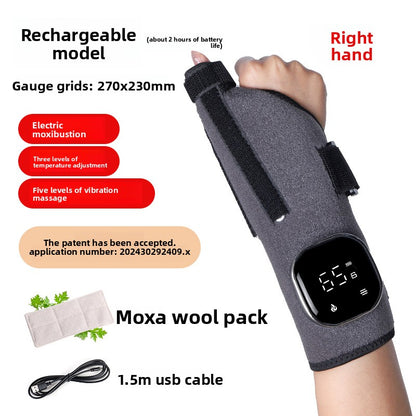 Electric Heating Wrist Brace with Massage Function