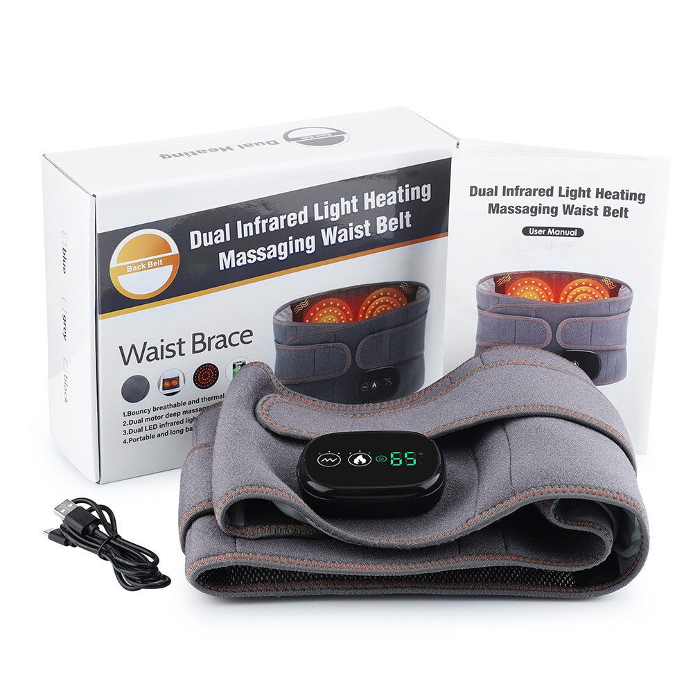 Electric Heating Massage Belt with Red Light Therapy