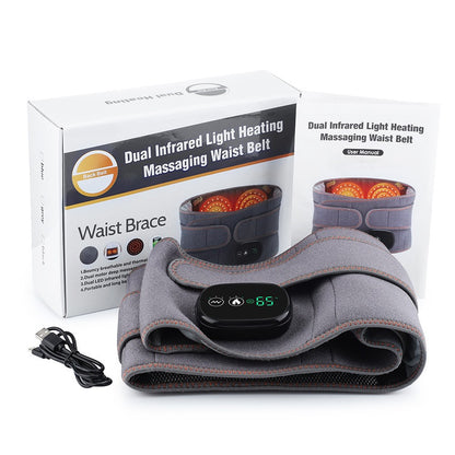 Electric Heating Massage Belt with Red Light Therapy