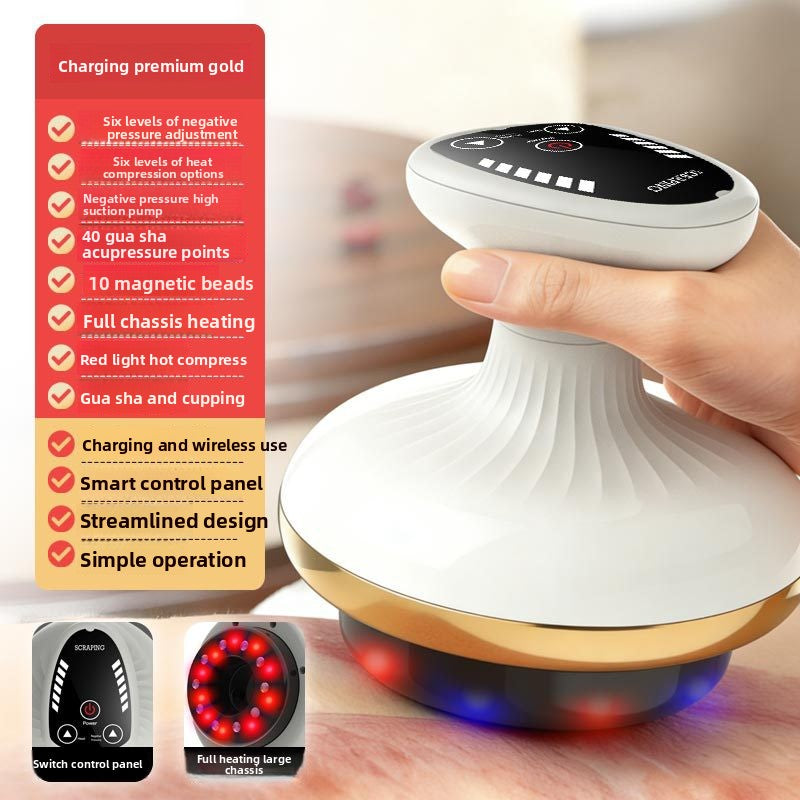 Electric Scraping Massage Device with Temperature Control