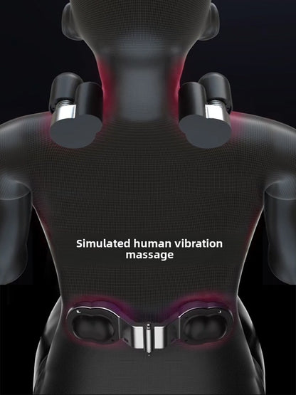 Car Lumbar Support Cushion with Massage Function