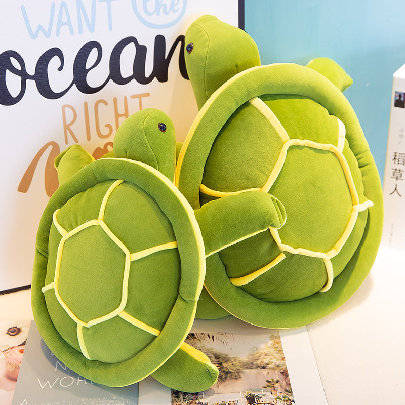 Soft Plush Turtle Doll Stuffed Animal Pillow