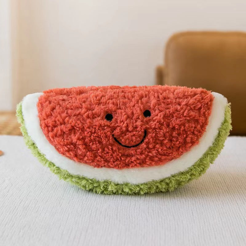 Cute plush toy fruit doll pillow