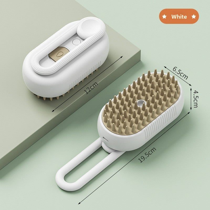 Electric Spray Pet Grooming Comb with Massage Brush
