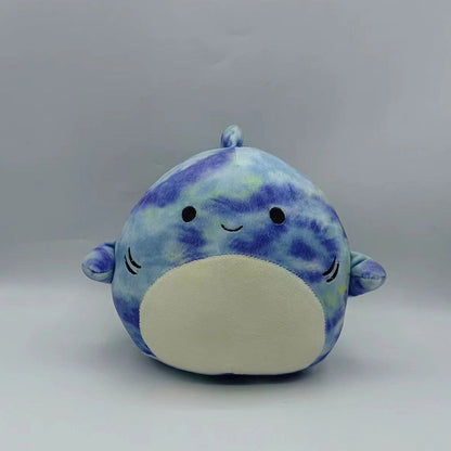 Furry toy doll throw pillow