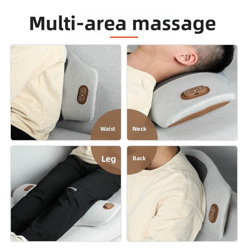 Ergonomic Massage and Heating Lumbar Cushion