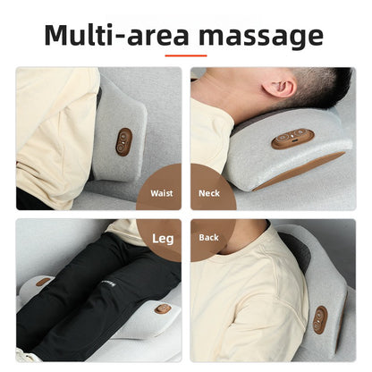 Ergonomic Massage and Heating Lumbar Cushion