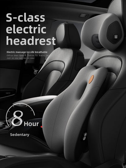 Car Lumbar Support Cushion with Massage Function
