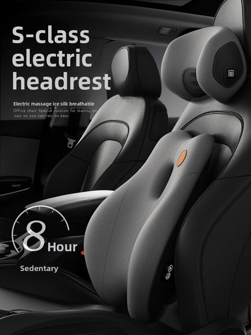 Car Lumbar Support Cushion with Massage Function