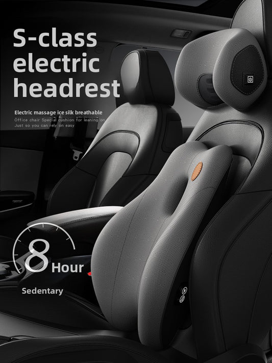 Car Lumbar Support Cushion with Massage Function