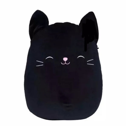 Furry toy doll throw pillow