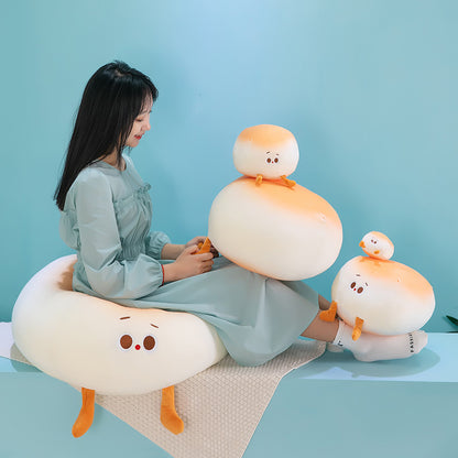 Cute Steamed Bun Plush Doll Pillow